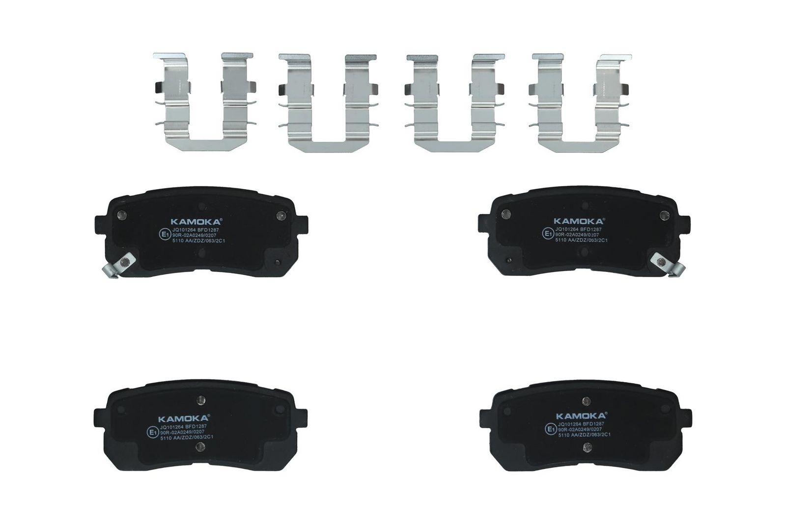 KAMOKA JQ101264 Brake pad set, disc brake