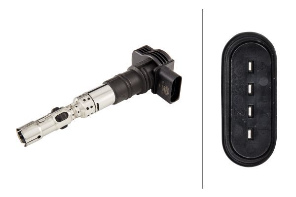 HELLA 5DA 358 000-371 Ignition coil
