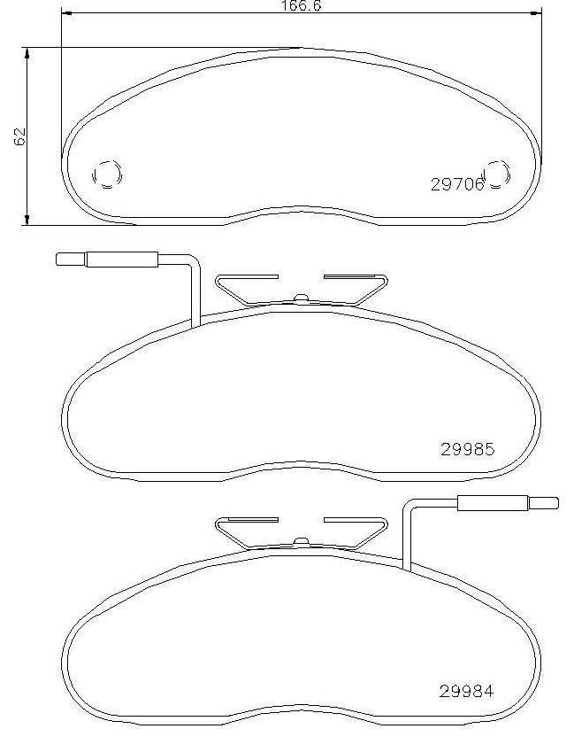 Brake Pad Set, disc brake-1