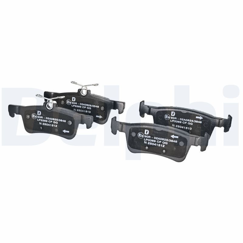 DELPHI LP3369 Brake pad set, disc brake