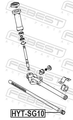 Bush, steering shaft-1