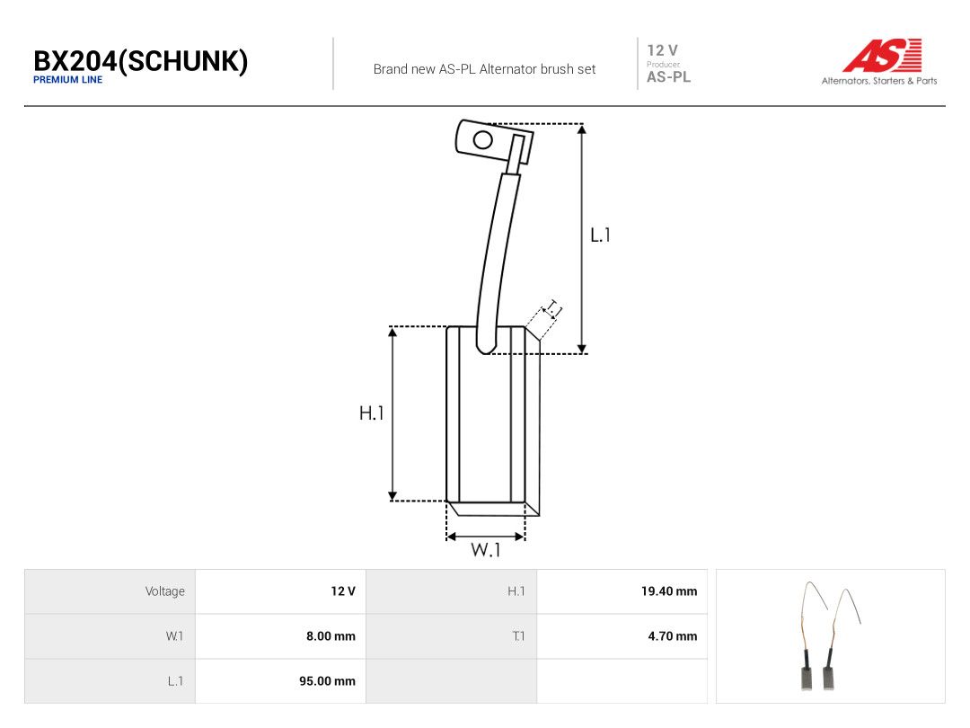 Carbon Brush, alternator-1