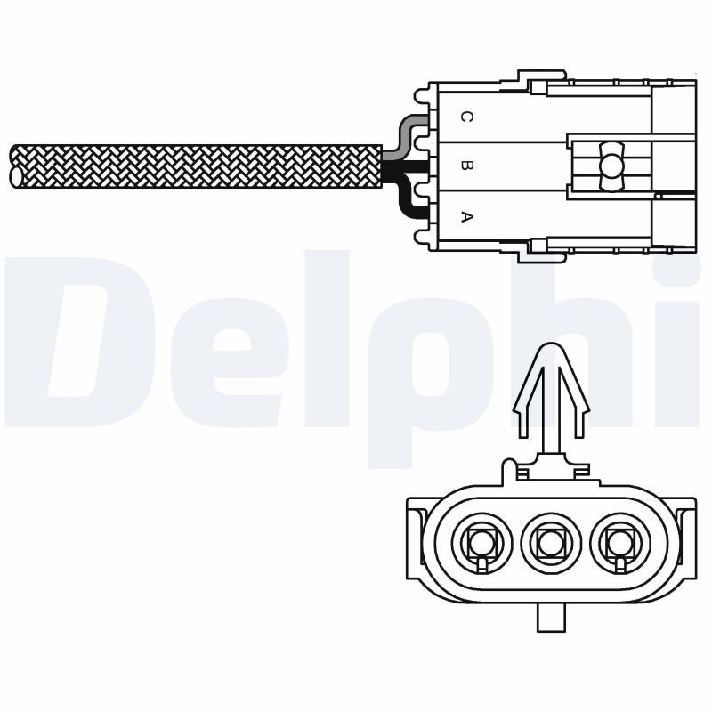 DELPHI ES10970-12B1 Oxygen sensor