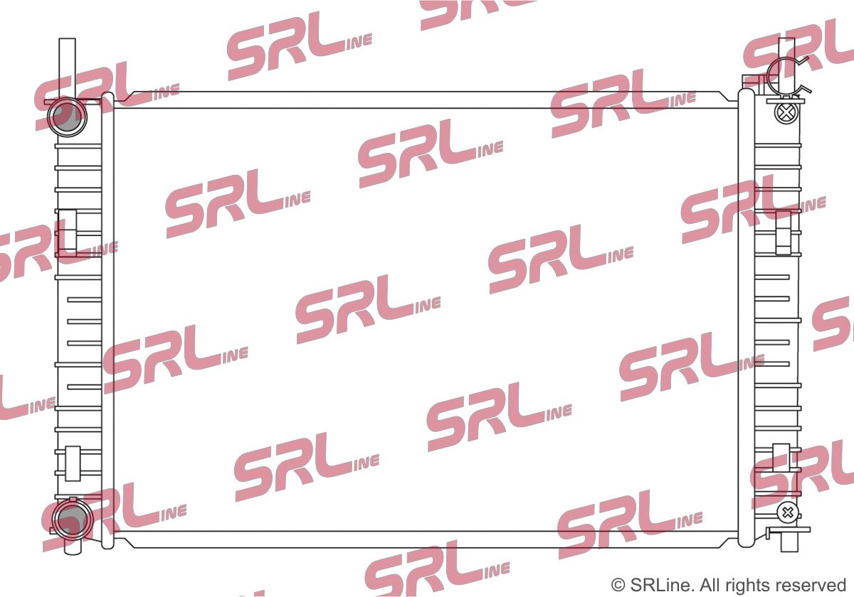 SRLINE 321208B3 Radiator, engine cooling