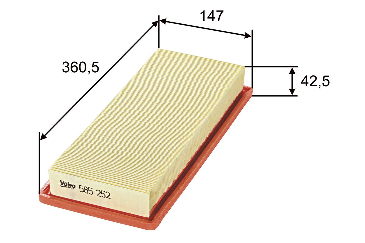 VALEO 585252 Air filter