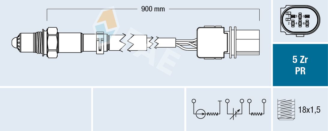 FAE 75131 Oxygen sensor