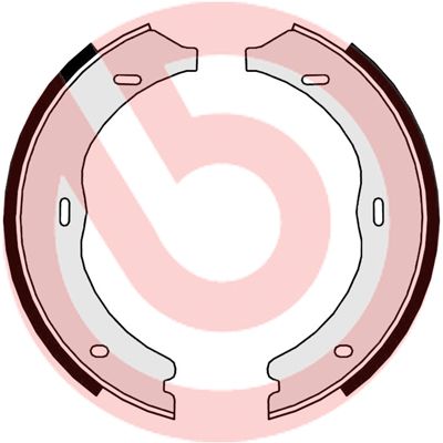 BREMBO S 50 524 Brake shoe set, parking brake