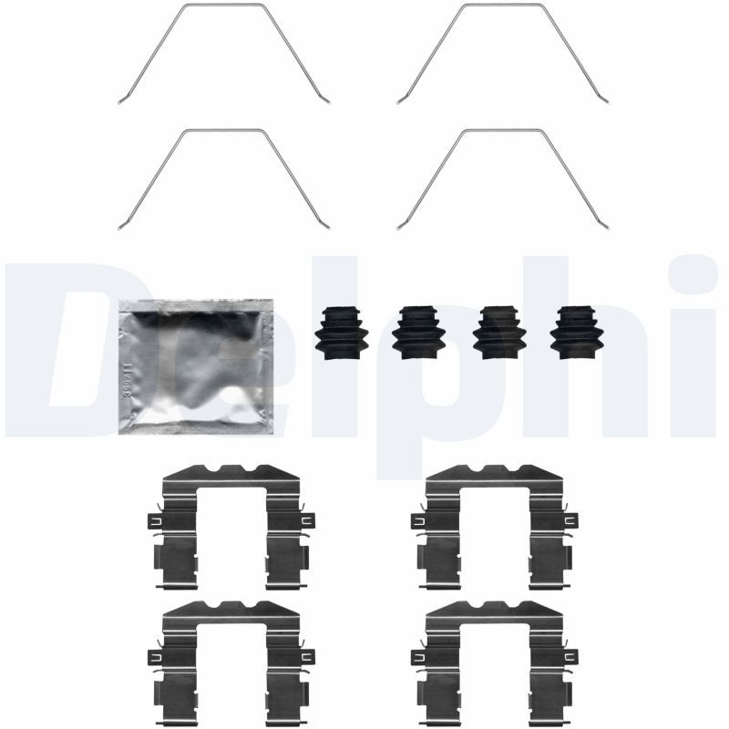 DELPHI LX0705 Accessory kit, disc brake pad