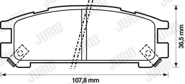 Brake Pad Set, disc brake-1