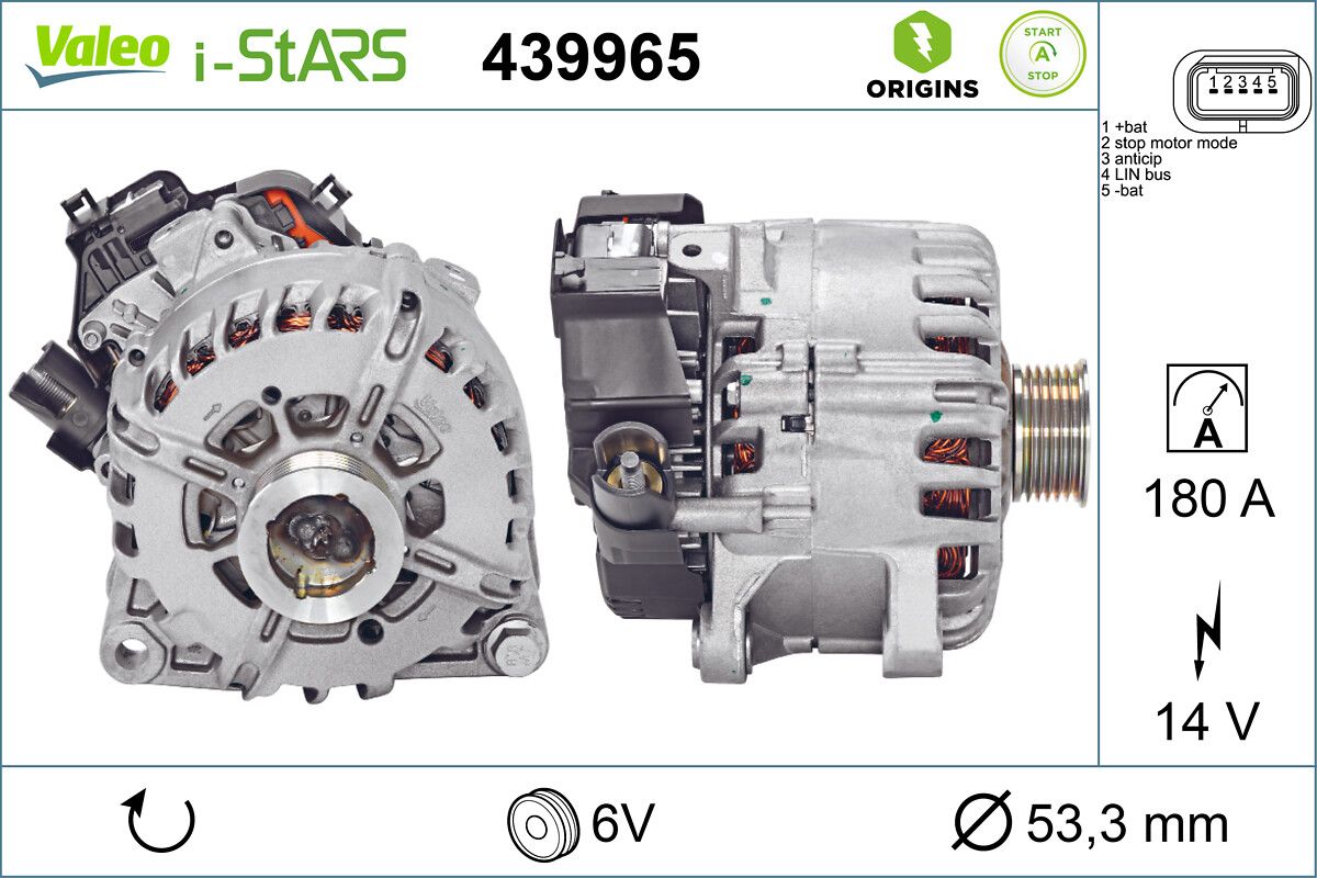 VALEO 439965 Starter generator