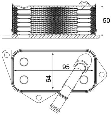 Oil Cooler, engine oil