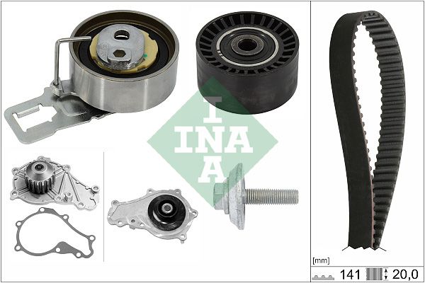 SCHAEFFLER INA 530 0698 30 Water pump & timing belt kit