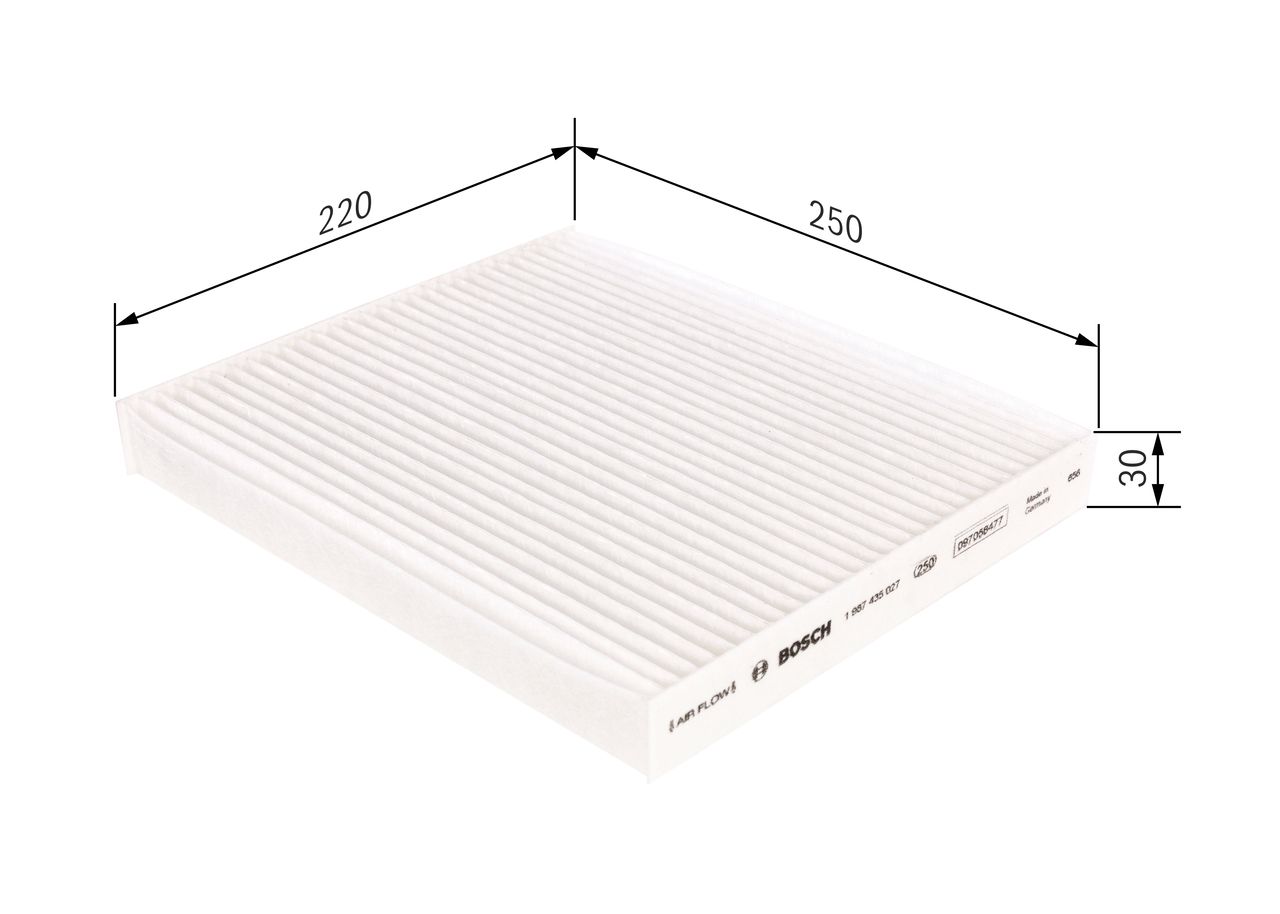 BOSCH 1 987 435 027 Filter, cabin air