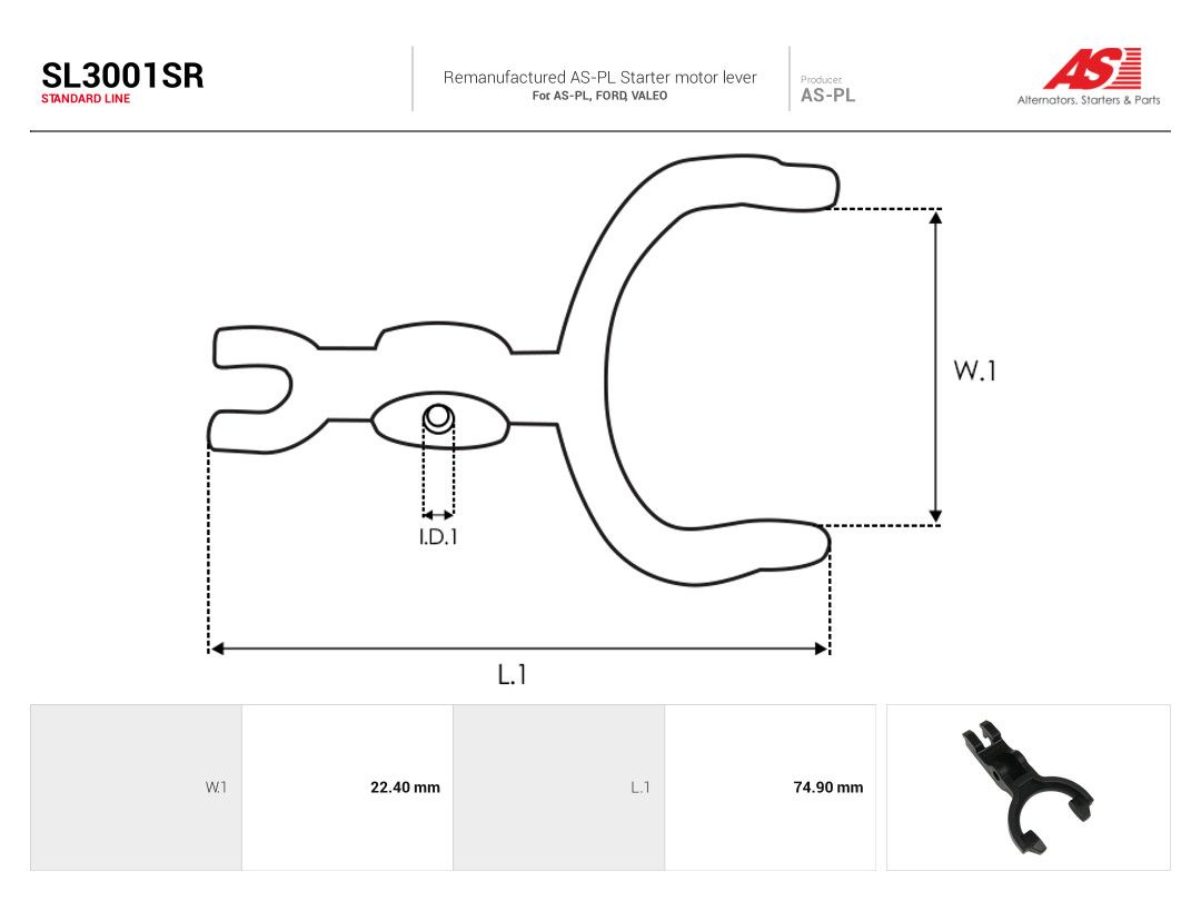 Starter Lever, carburettor-1