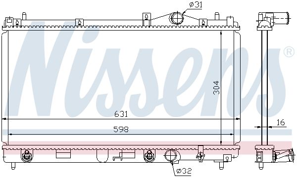 Radiator, engine cooling-4