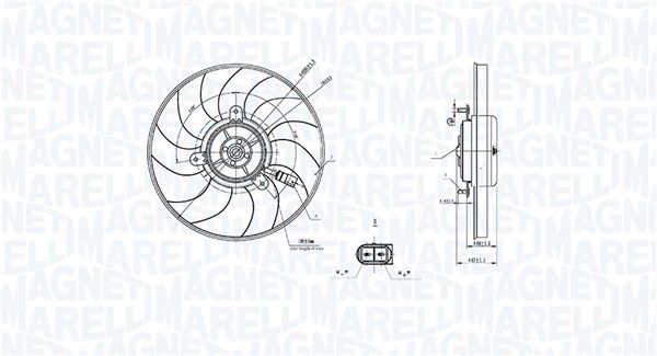 MAGNETI MARELLI 069422909010 Fan, engine cooling