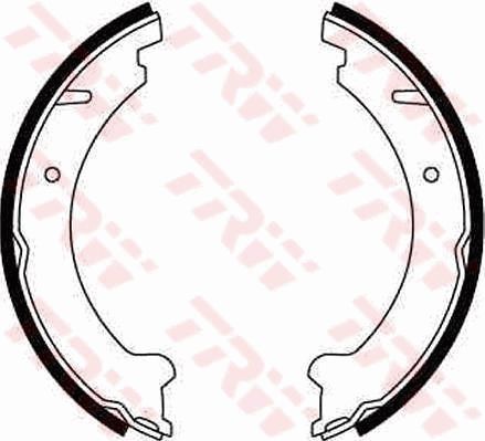 Brake Shoe Set, parking brake