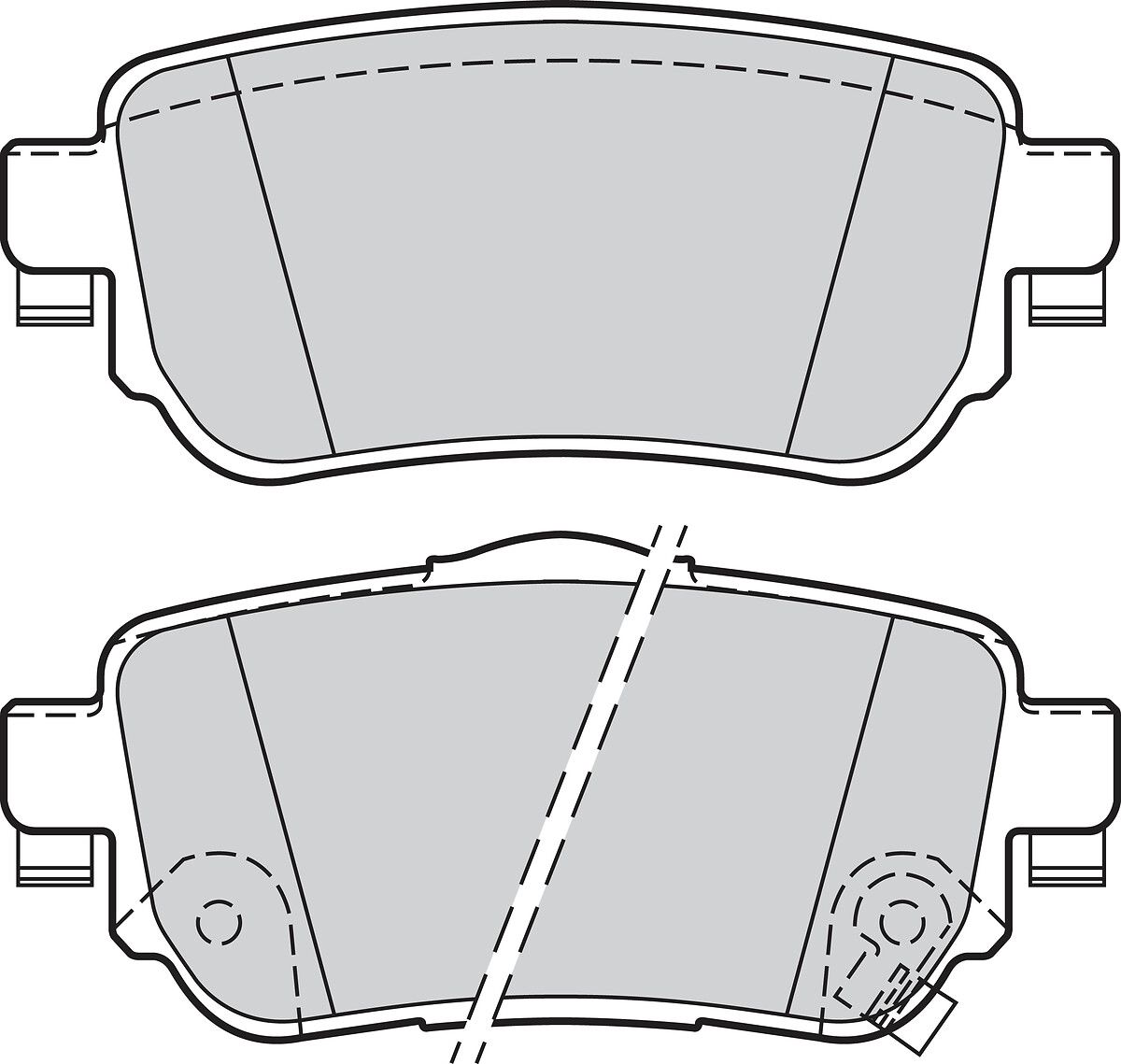 Brake Pad Set, disc brake-1