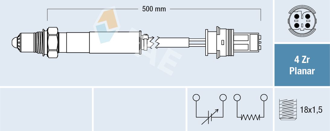FAE 77443 Oxygen sensor