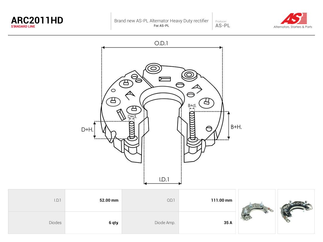 Rectifier, alternator-2