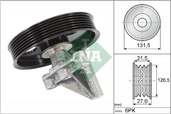 SCHAEFFLER INA 532 0354 10 Deflection/guide pulley, v-ribbed belt
