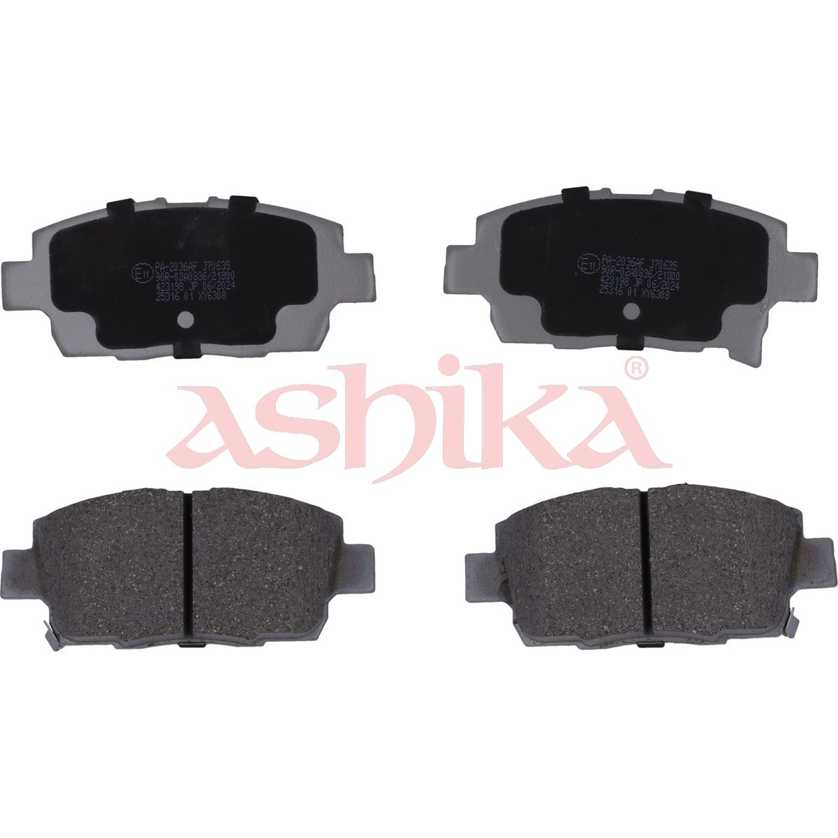 ASHIKA 50-02-2036 Brake pad set, disc brake