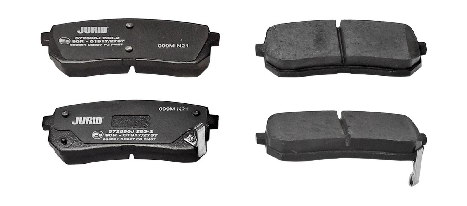 JURID 572596J Brake pad set, disc brake