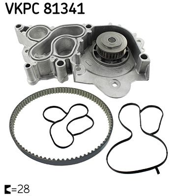 SKF VERTEVO VKPC 81341 Water pump, engine cooling