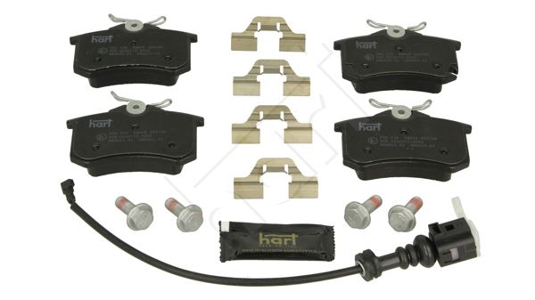 HART 260 559 Stabdžių trinkelių rinkinys, diskinis stabdys