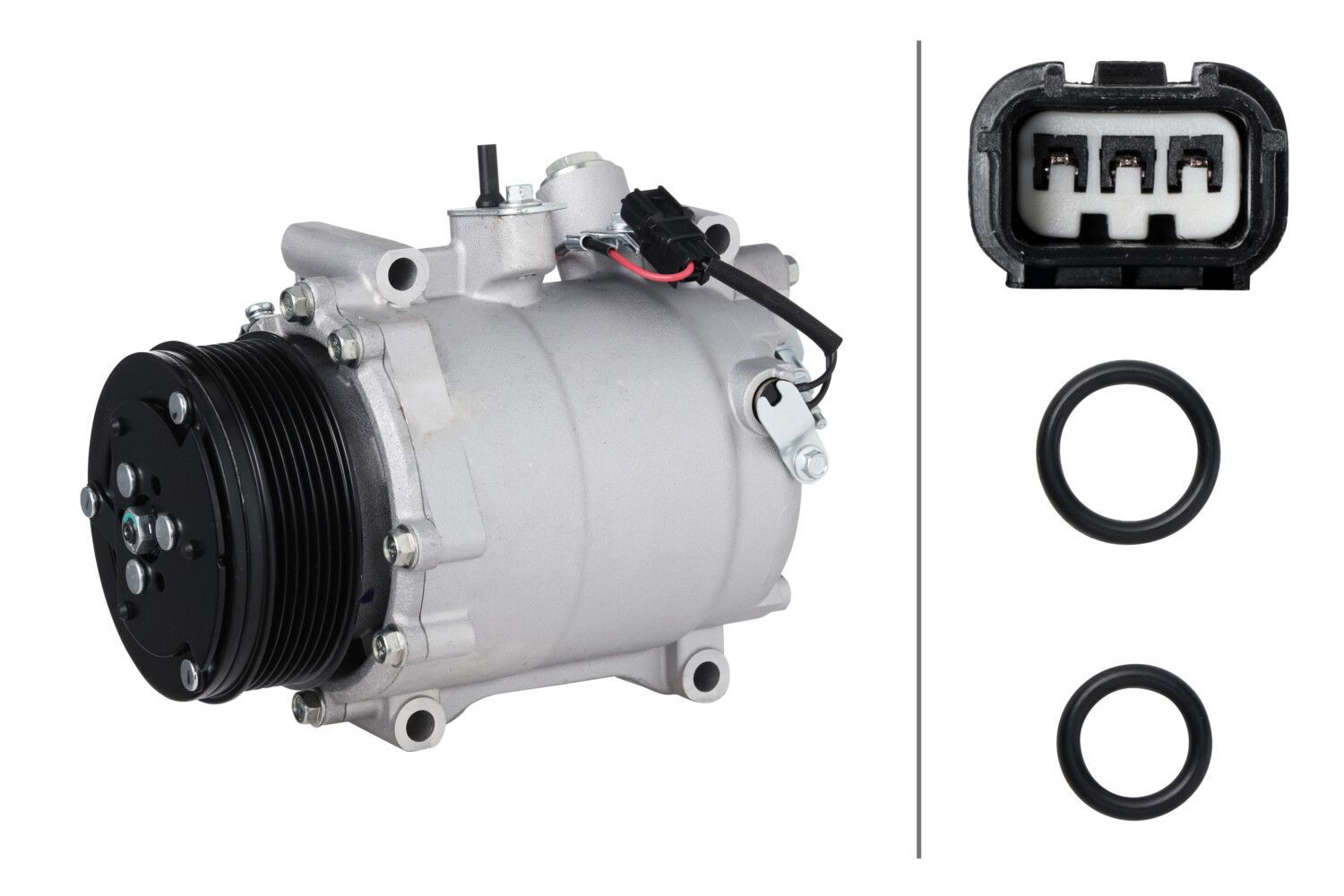 HELLA 8FK 366 201-451 Compressor, air conditioning