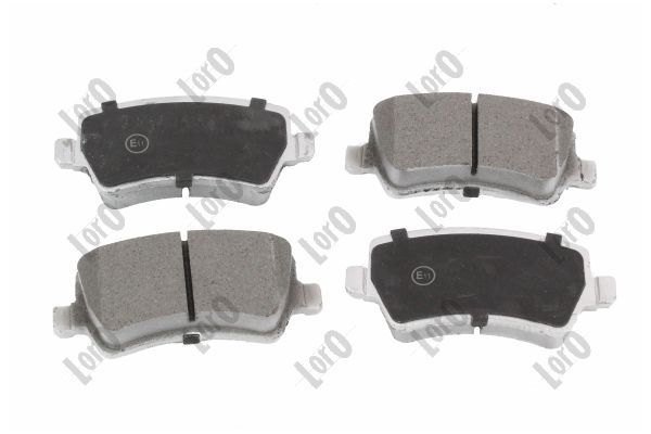 ABAKUS 231-02-072 Brake pad set, disc brake