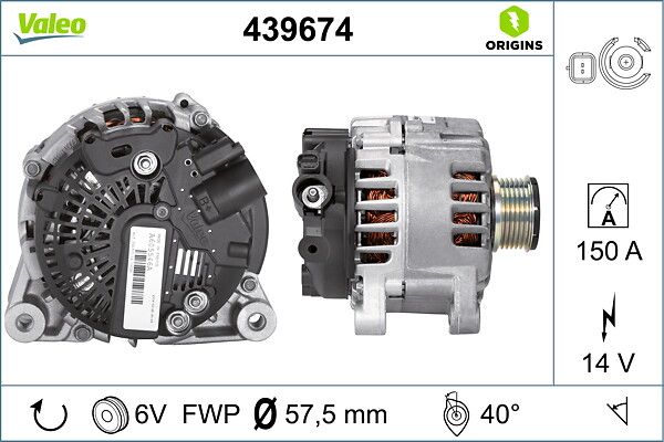 VALEO 439674 Alternator