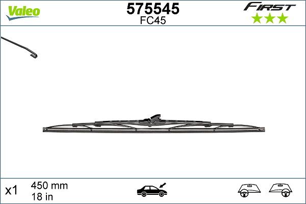 VALEO 575545 Wiper blade