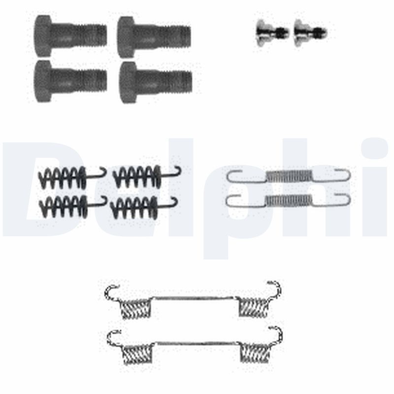 DELPHI LY1395 Accessory kit, parking brake shoes