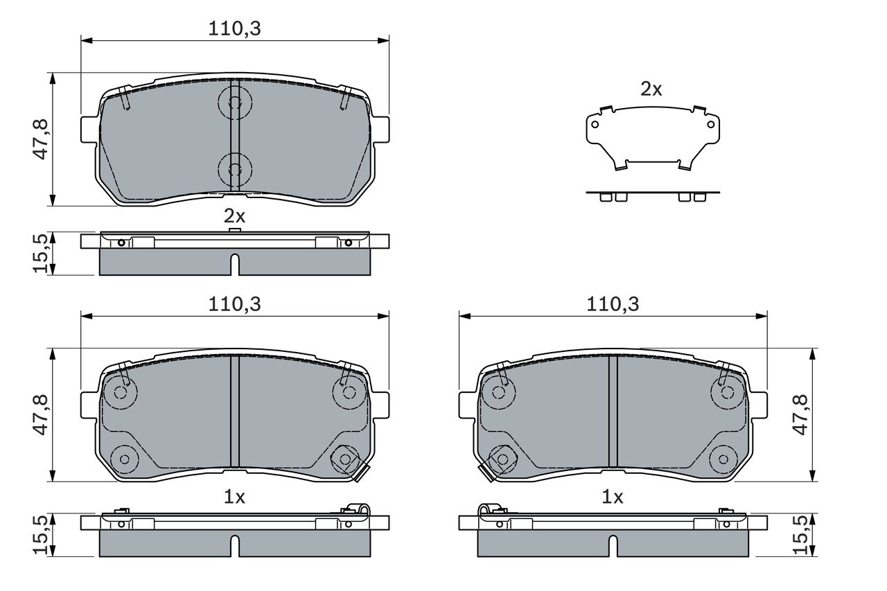Brake Pad Set, disc brake