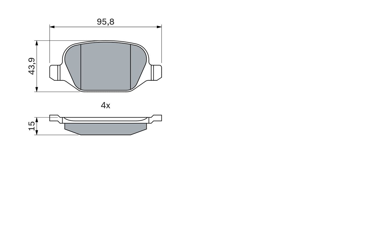 Brake Pad Set, disc brake-6