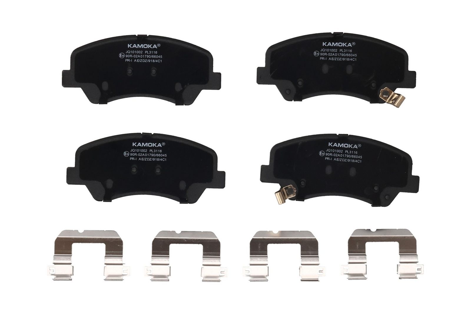 KAMOKA JQ101002 Brake pad set, disc brake
