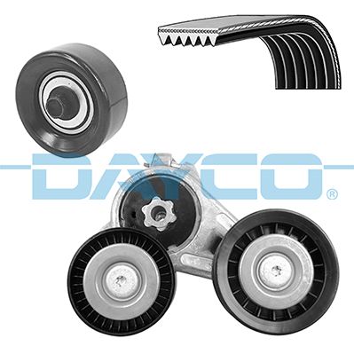 V formos rumbuotas diržas, komplektas