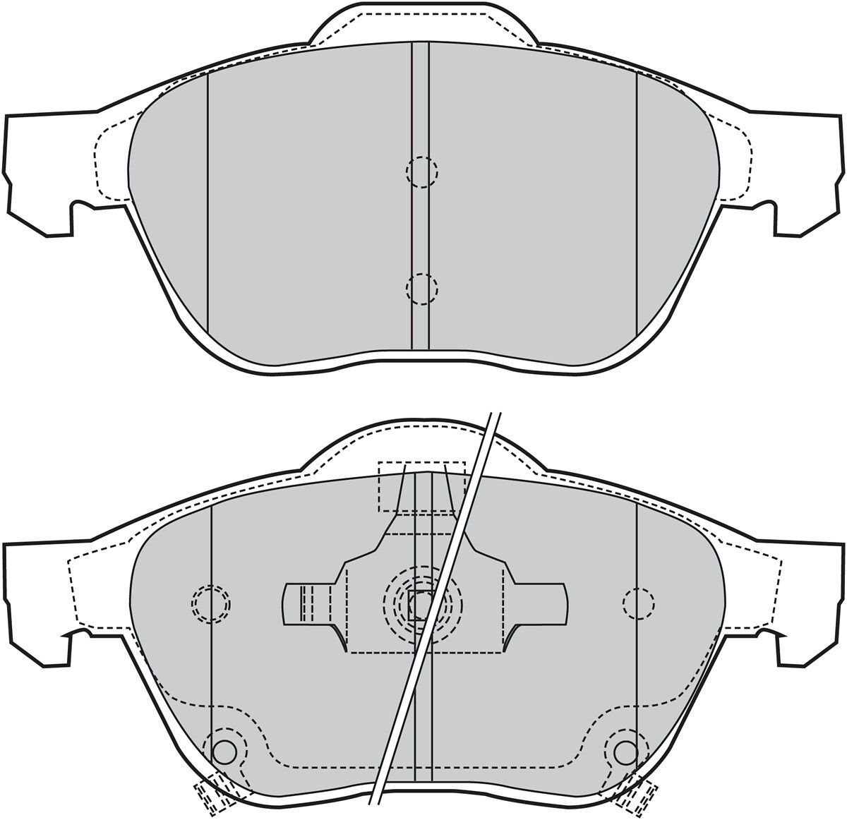 Brake Pad Set, disc brake-1