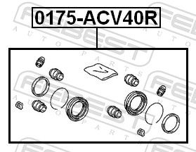 Repair Kit, brake caliper-1