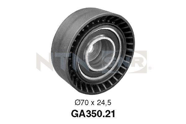 SNR GA350.21 Deflection/guide pulley, v-ribbed belt
