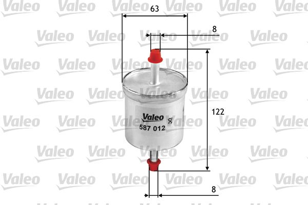 VALEO 587012 Fuel filter