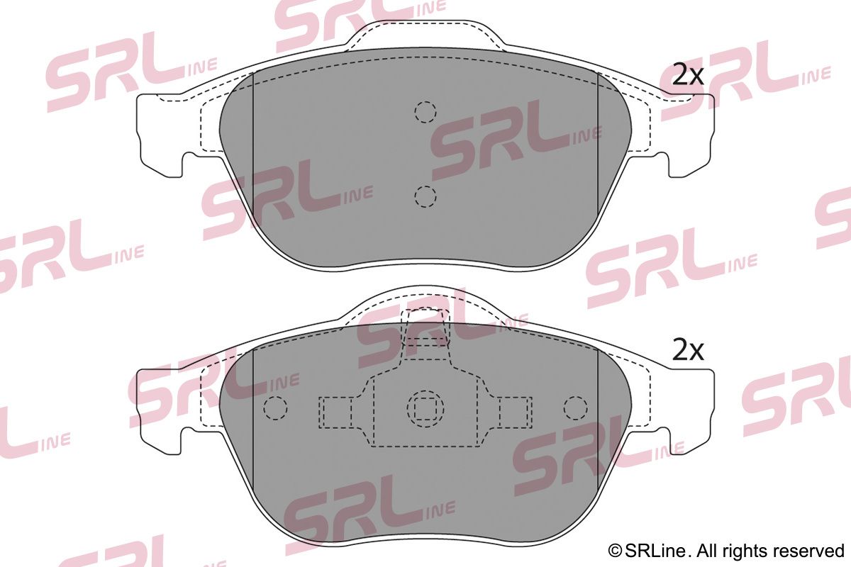 SRLINE S70-0110 Brake pad set, disc brake