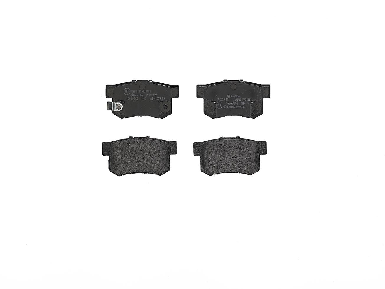 BREMBO P 28 039 Brake pad set, disc brake