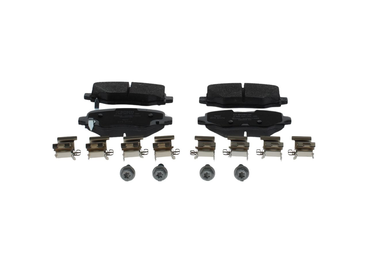BOSCH 0 986 494 745 Brake pad set, disc brake