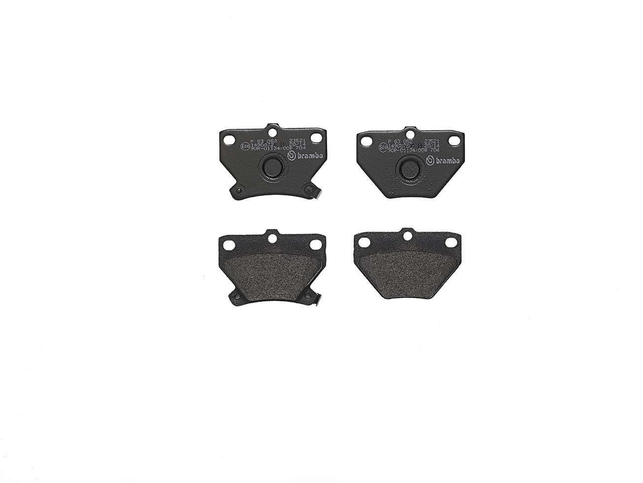 BREMBO P 83 052 Brake pad set, disc brake