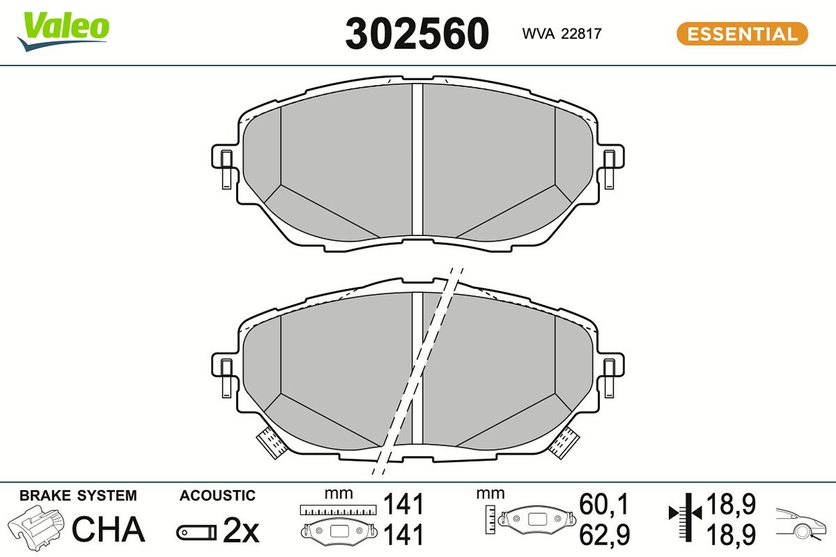 Brake Pad Set, disc brake-main