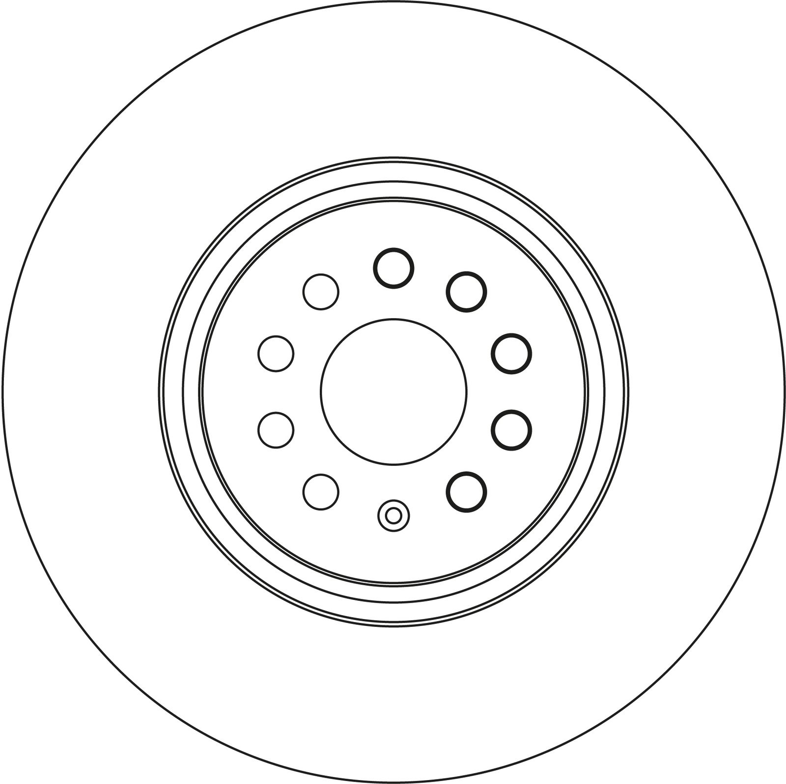TRW DF6771S Brake disc