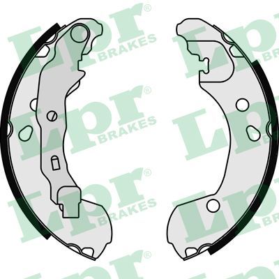 LPR 08180 Brake shoe set