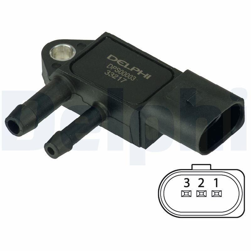 Sensor, exhaust pressure